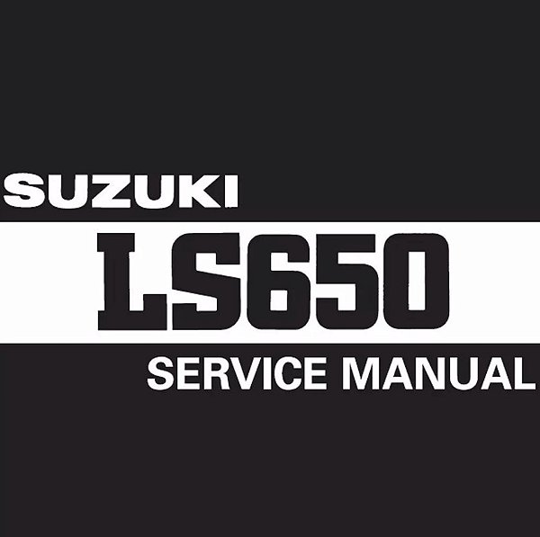 Manual De Serviço Suzuki Savage 650 de 1987 a 2006