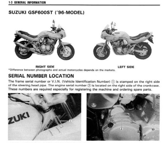 Manual De Serviço Suzuki Bandit 600 S 1997 - Mecanicando