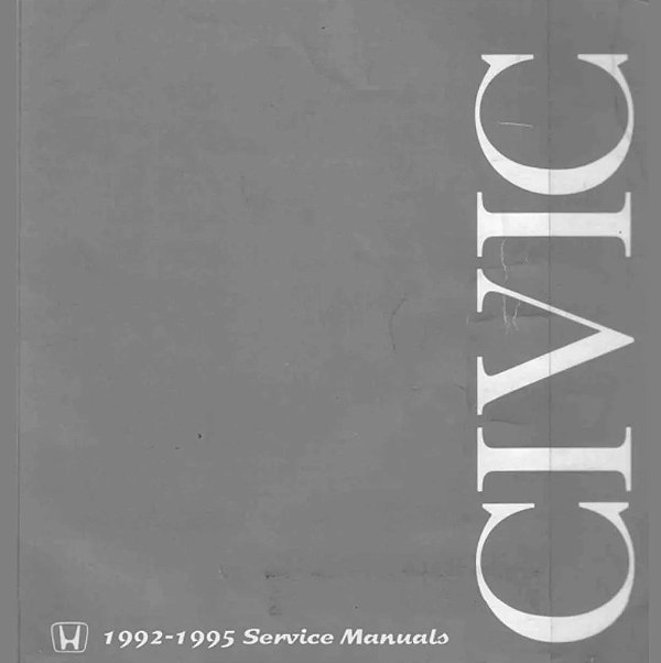 Manual De Serviço Honda Civic de 1992 a 1995