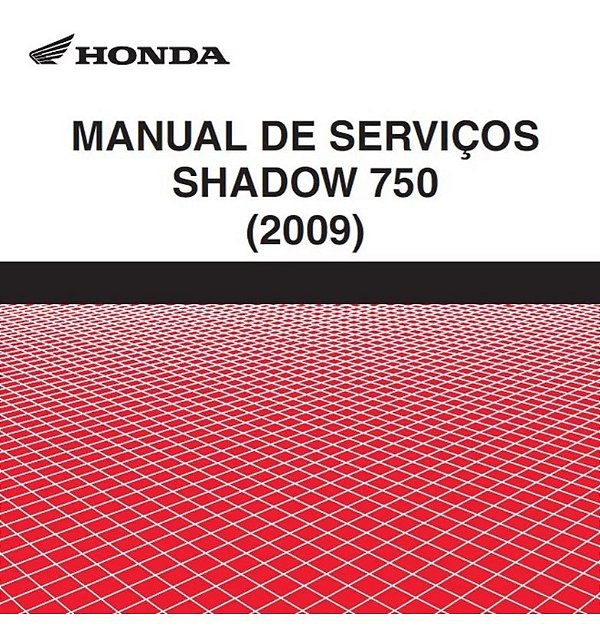 Manual De Serviço Honda Shadow 750 2009