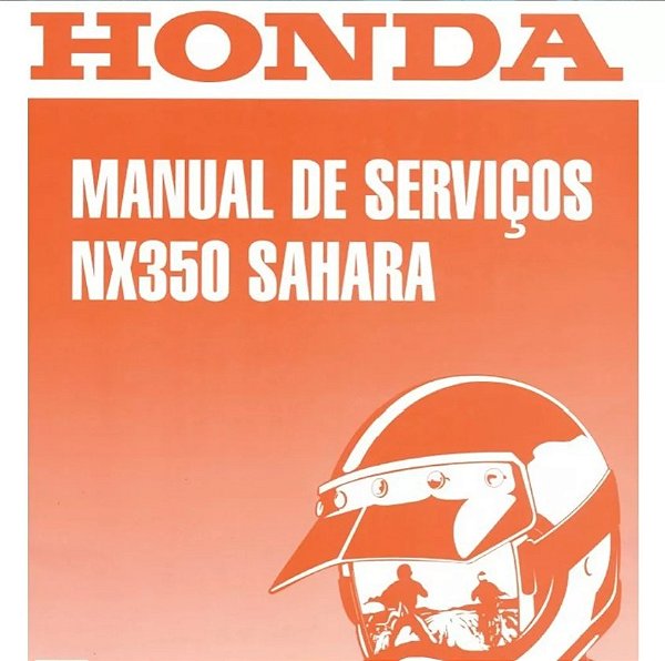 Manual De Serviço Honda NX 350 Sahara