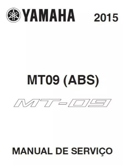 Manual De Serviço Yamaha MT-09 MT 09 ABS 2015