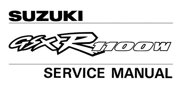 Manual De Serviço Suzuki GSXR 1100 W de 1994 a 1998