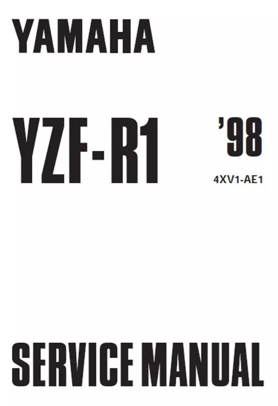 Manual De Serviço Yamaha YZF R1 1998