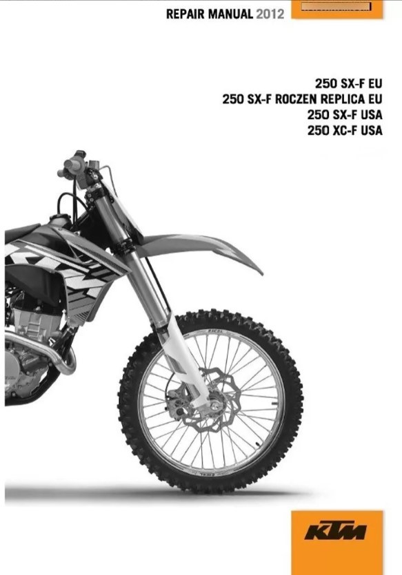Manual De Serviço Ktm SX-F 250 2012