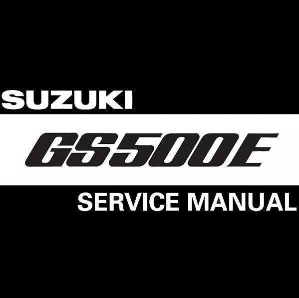 Manual De Serviço Suzuki GS 500 de 1990 a 2006