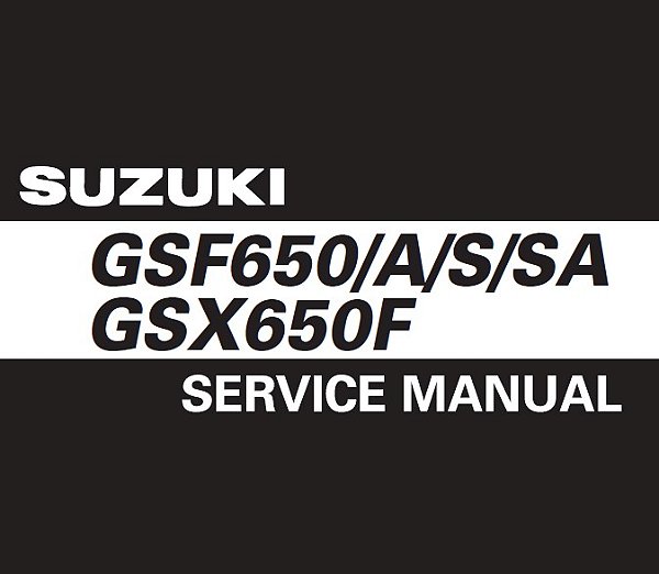 Manual De Serviço Suzuki Bandit 650 ou GSF 650 2009 a 2010