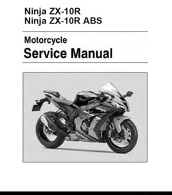 Manual De Serviço Da Kawasaki Ninja ZX-10R E ZX-10R ABS 2015 a 2017