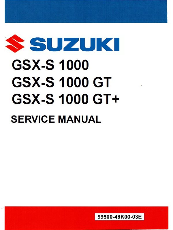 Manual De Serviço Suzuki GSXS 1000 ou GSXS 1000 GT 2023