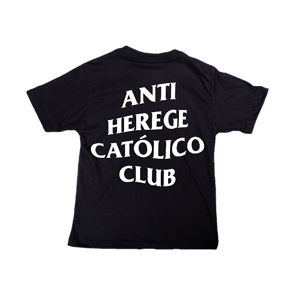 Camiseta Infantil Anti Herege Católico Club ref291 - Lançamento