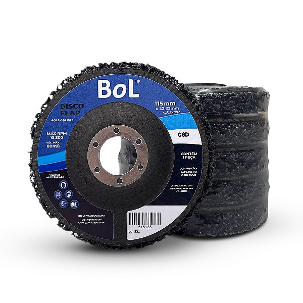 Disco de Limpeza BT Multimaterial BOL - 115 X 22,23 MM