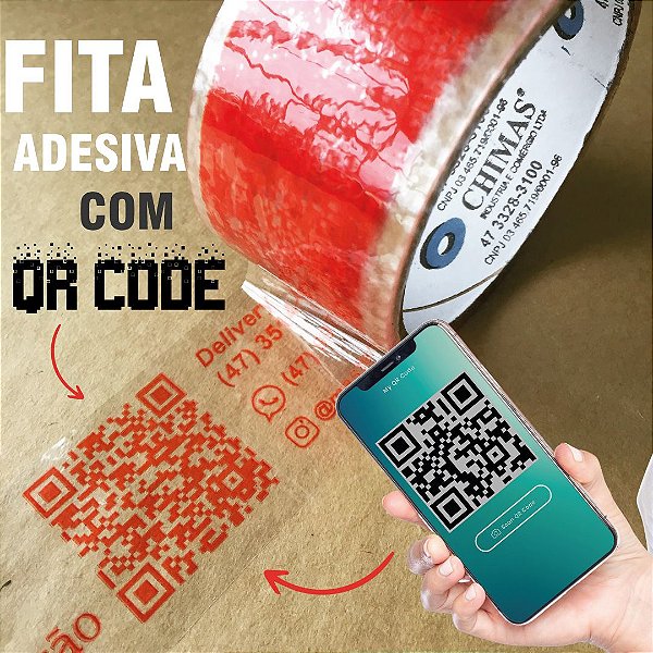 Fita Adesiva Bopp Vermelha 48mm x 50m - Casa das Fitas - Tudo em