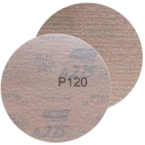 Disco de Lixa Pluma A275 Sem Furo Grão 120 - 127 mm