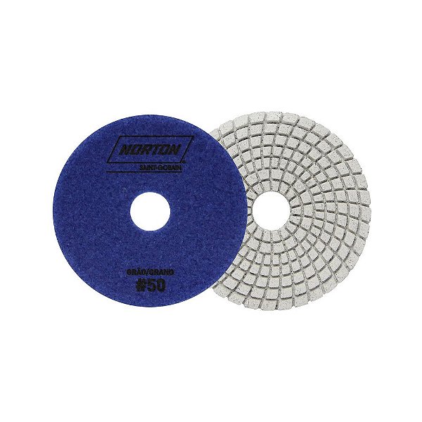 Disco de Lixa Diamantada Flexível Brilho D'Água Grão 50 - 100 x 20 mm