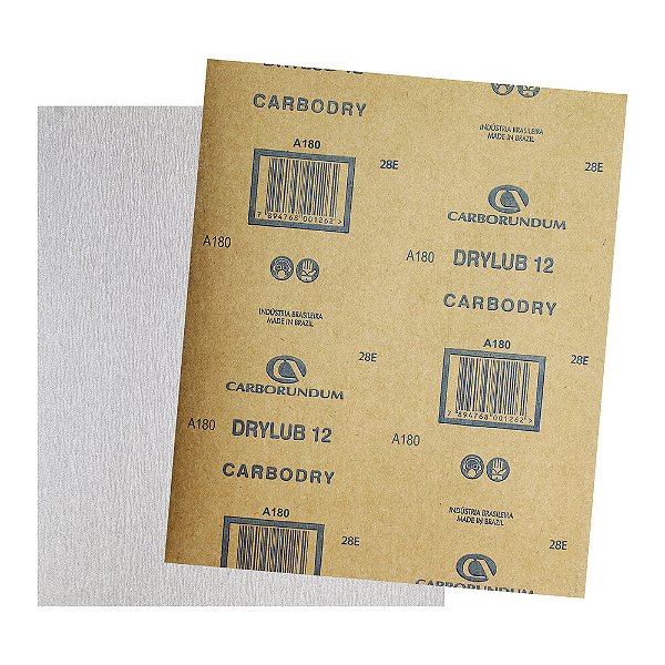 Folha de Lixa CAR12 DryLub Grão 180 - 225 x 275 mm