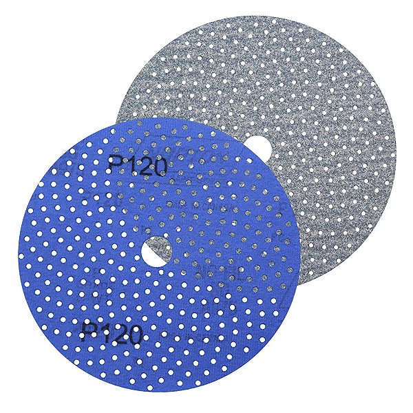Caixa com 50 Discos de Lixa Pluma Multiair Cyclonic A975 Grão 120 152 x 18 mm