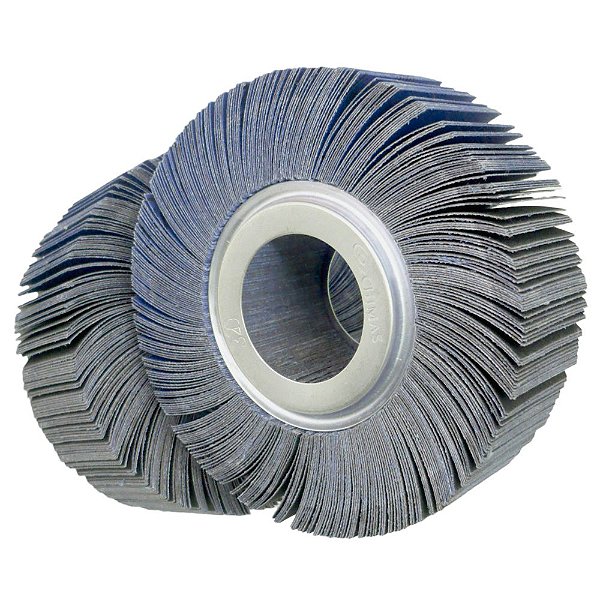 Roda de Lixa Flap PG Polikontour PK R363 Óxido de Alumínio Azul Grão 150 - 50 x 150 mm