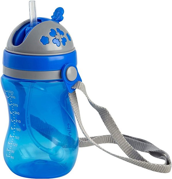 Copo Com Canudo E Válvula 320ml