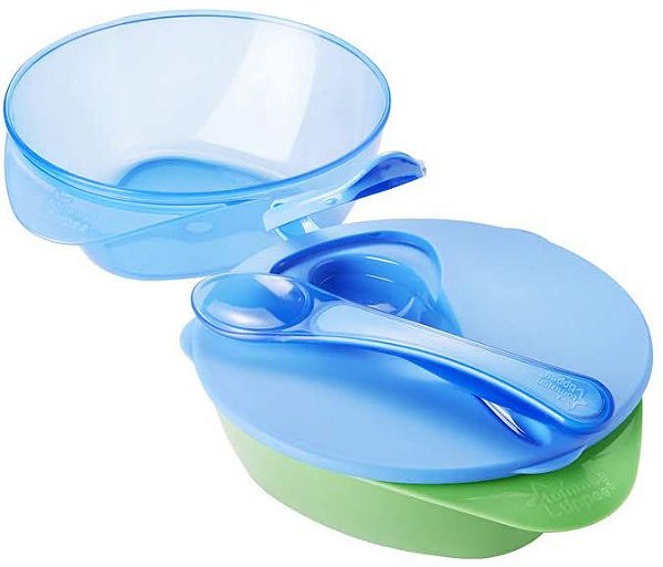Kit 2 Pratos/bowl Fundos E Colher