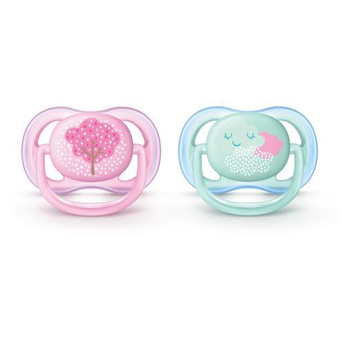 Kit C/2 Chupetas Ultra Air Avent 0-6m