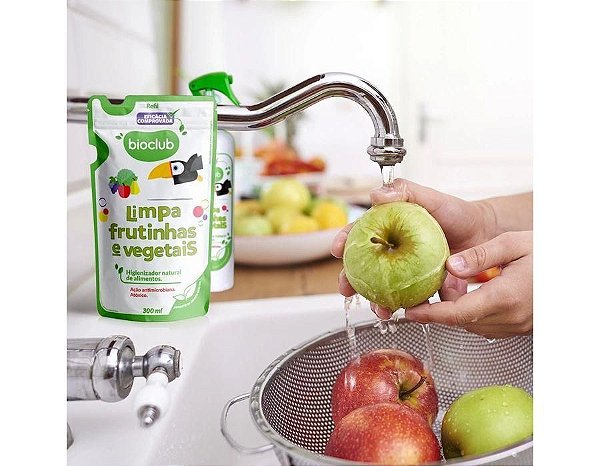 Sachê Refil Limpa Frutinhas Bioclub