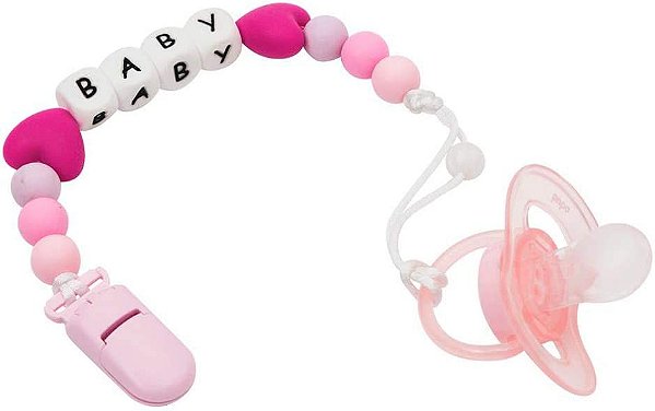 Prendedor De Chupetas De Silicone