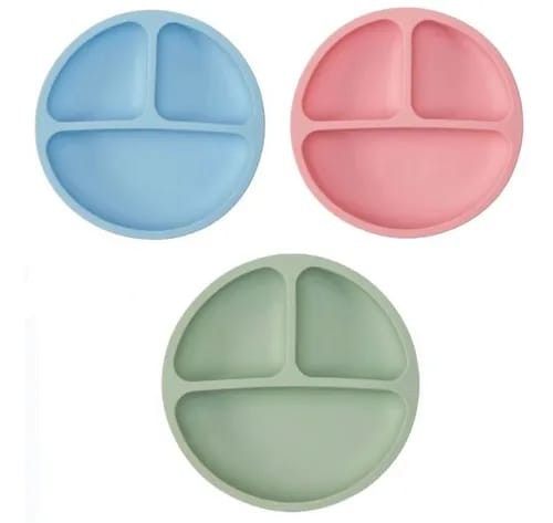 Prato em Silicone com Ventosas Buba