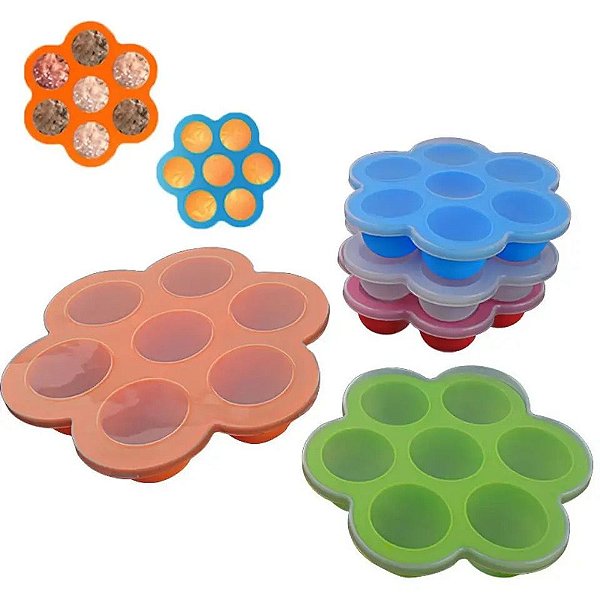 Forma Silicone De Congelar Papinha/leite