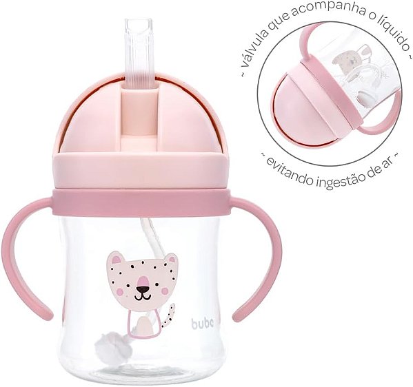 Copo Canudo Com Dispositivo 250 Ml