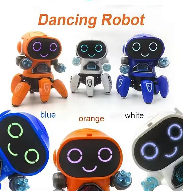 Robo Dançarino Com Luz E Som