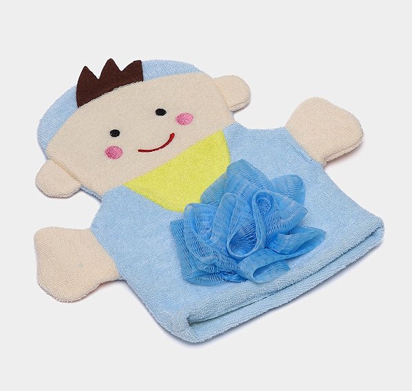Esponja De Banho Fantoche Infantil