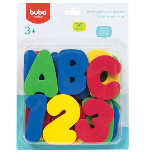 Brinquedo De Banho Letras E Números