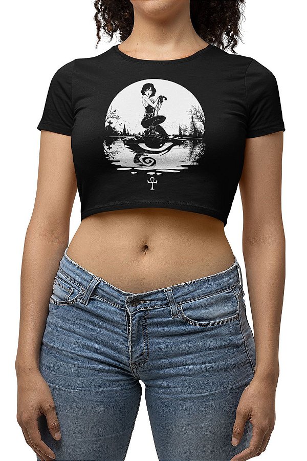 Blusa Cropped HQ Death Sandman - Morte Vertigo