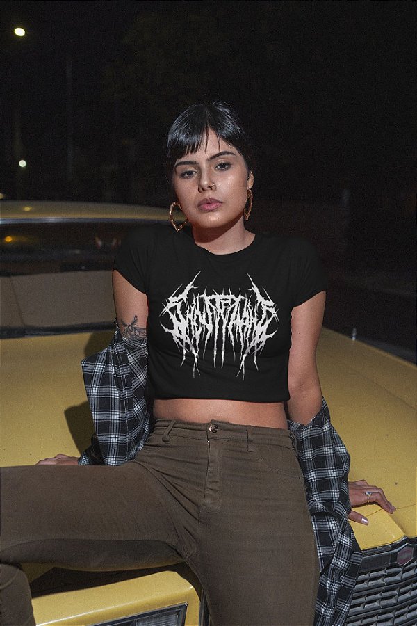 Blusa Cropped Banda Ghostemane - Estampa Logo