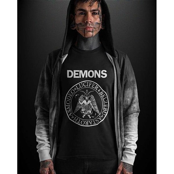 Camiseta Demons Ramones Baphomet | Punk Rock Dark