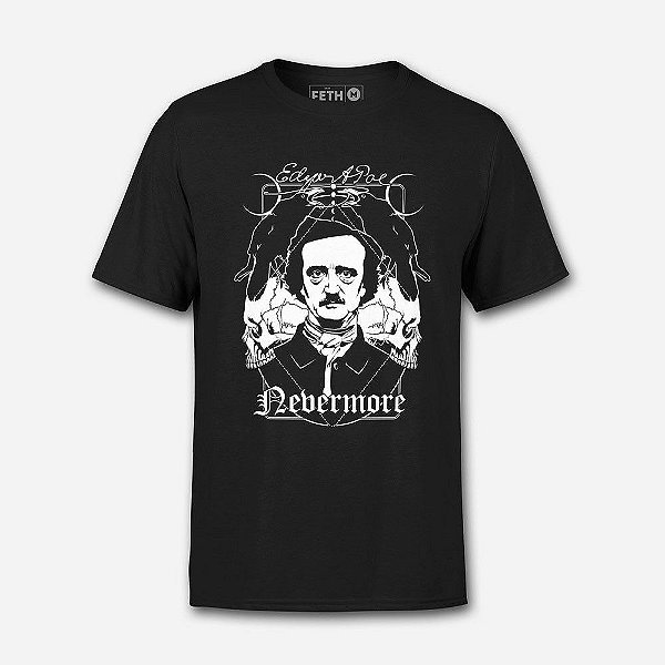 Camiseta Edgar Allan Poe Nevermore
