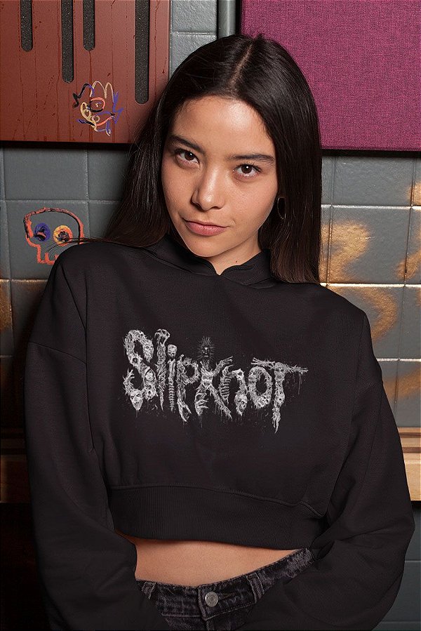 Slipknot - Cropped Moletom Manga Longa - Loja FETH - Camisetas e Croppeds  com estilo, diretas e minimalistas