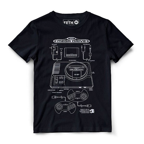 Camisa Mega Drive - Set Completo