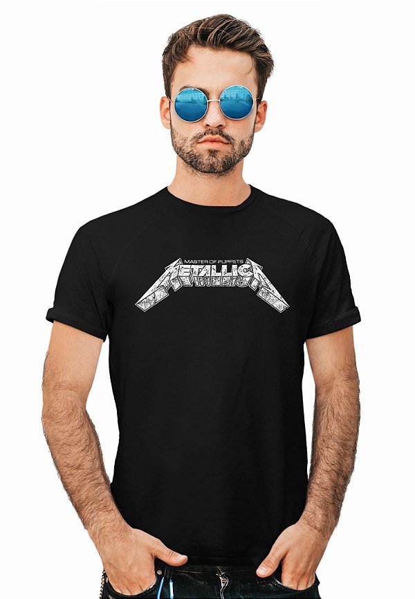 Camiseta Metallica - Master of Puppets - Rock - Camisa