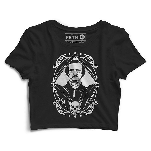 Blusa Cropped Autor Edgar Allan Poe