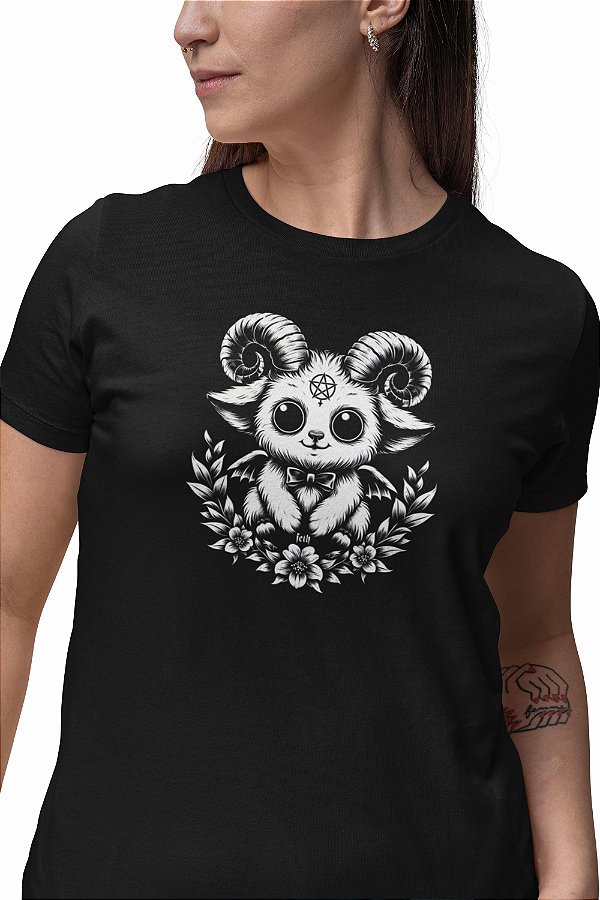 Baphometinho de Gravata - Camiseta - Feth