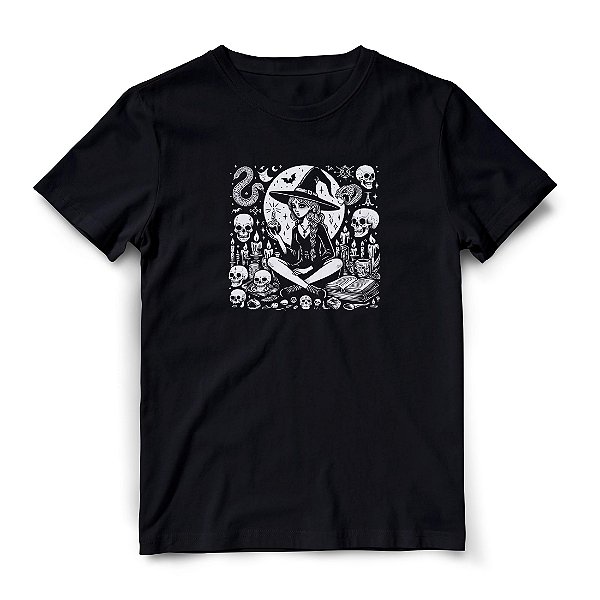 Camiseta - Jovem Bruxa Aprendiz - Wicca - Feth