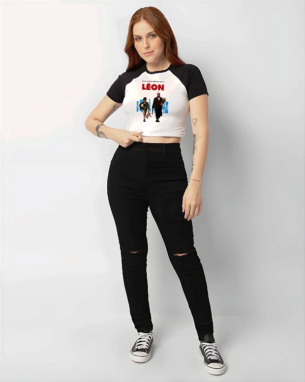 Cropped Raglan - O Profissional - Leon - Filmes