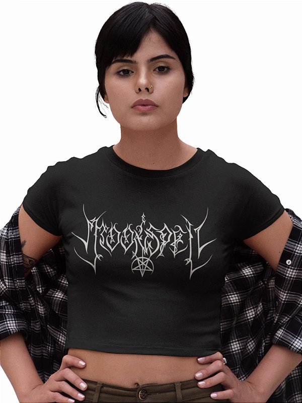Blusa Cropped Banda Moonspell - Metal Gótico