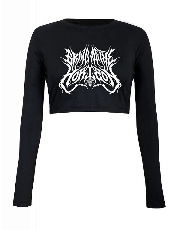 Cropped Manga Longa Bring Me the Horizon