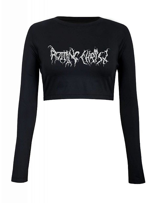 Cropped Manga Longa Rotting Christ