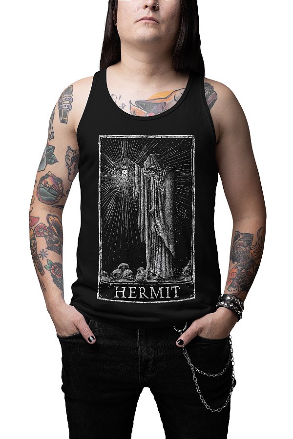 Camiseta Regata TAROT - Arcano Maior THE HERMIT - O Eremita