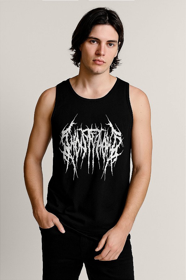 Camiseta Regata Ghostemane Logo Estampa