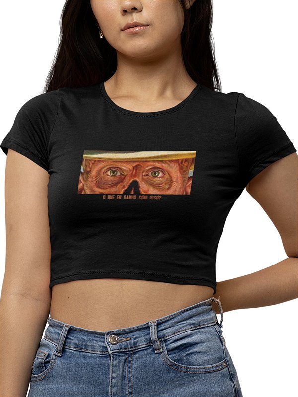 Blusa Cropped Fallout - Coleção Janelas da Alma