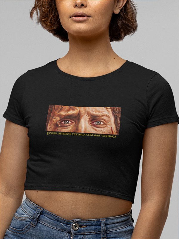 Blusa Cropped O Senhor dos Anéis - Coleção Janelas da Alma